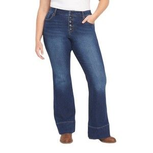 Lane Bryant - Signature Fit Mid-Rise Flare Jean - Medium Wash - 18 Long - (NWOT)